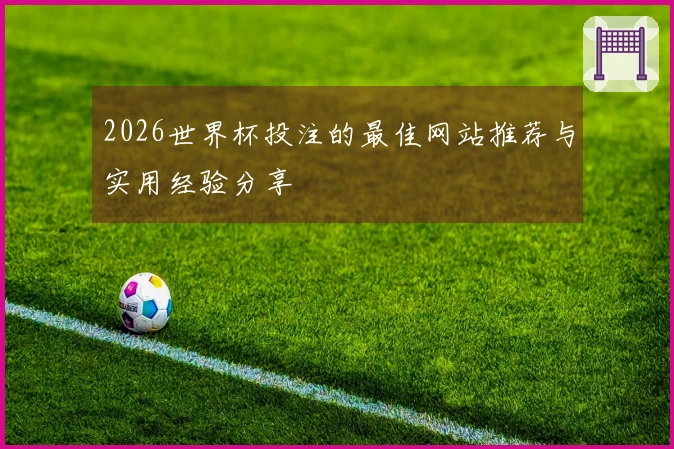 2026世界杯投注的最佳网站推荐与实用经验分享